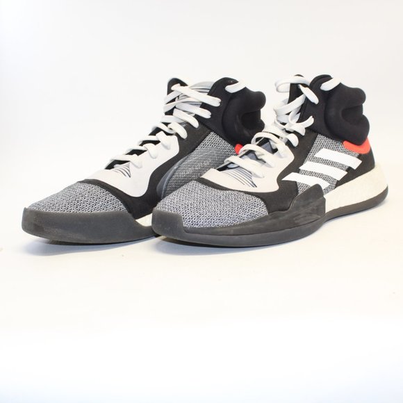 adidas Marquee Boost Sz 15 Mid Core Black Basketball Shoes Sneakers #141 main image 6